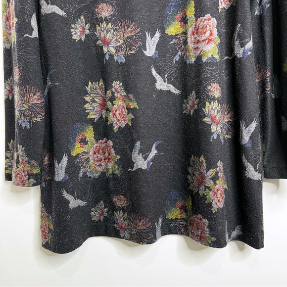 Soft Surroundings Floral Crane Soft Tunic - Picture 3 of 10